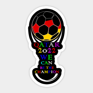 Germany in Qatar world cup 2022 Sticker